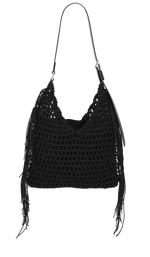 Shop Allsaints Sabine Shoulder Bag In 黑色