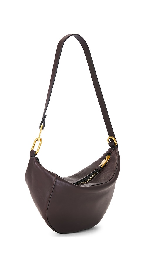  Allsaints Mini-schultertasche Luna In Taupe. 