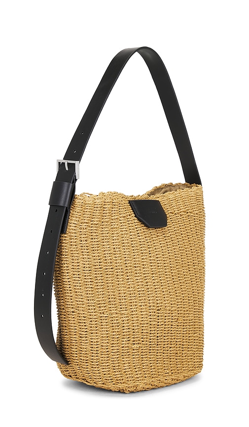  Allsaints Strohschultertasche Alba In Neutral. 