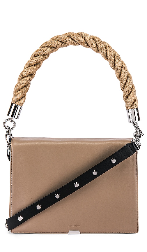 dune tan cross body bag