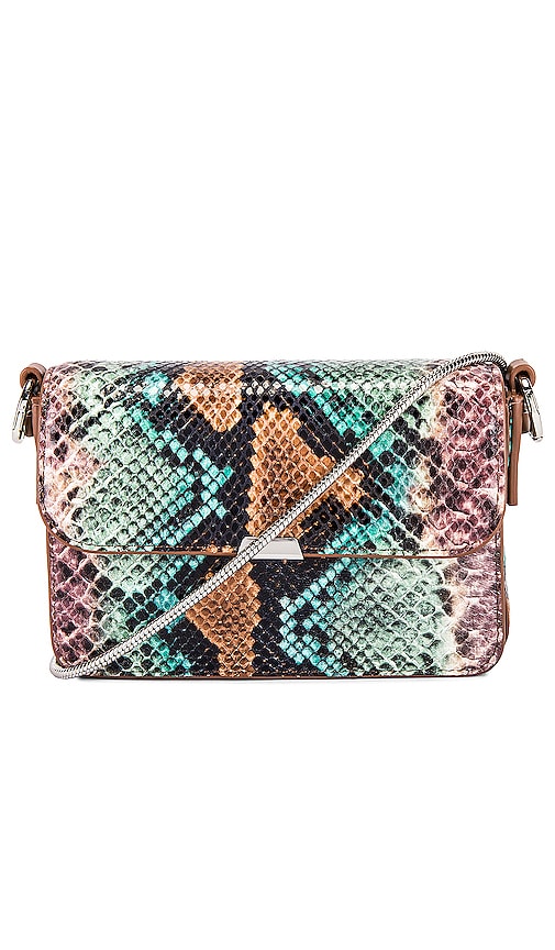 Silver Mini Flap Bag