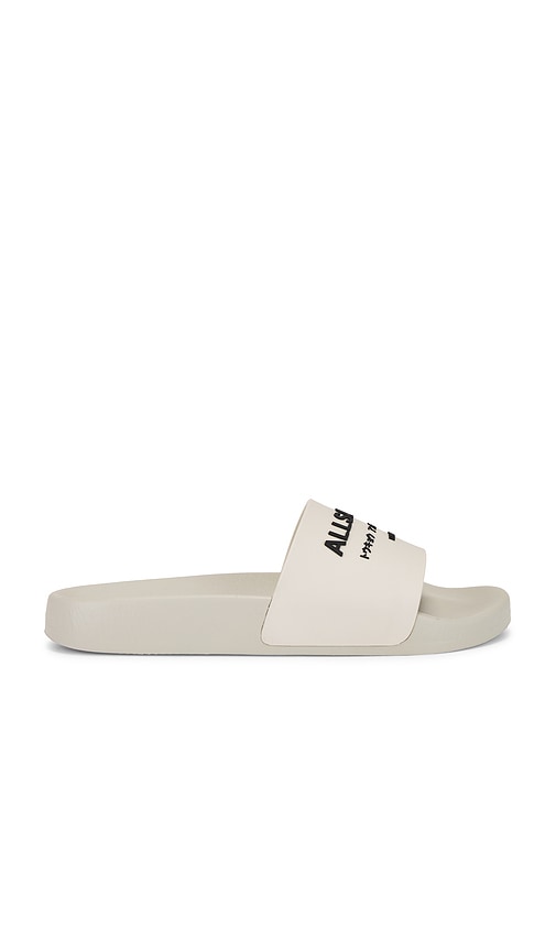 Shop Allsaints Underground Slider In White