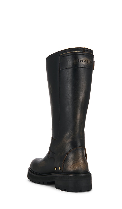  Allsaints Bikerstiefel Tay In Brown. Größe 10. Also In 7. 