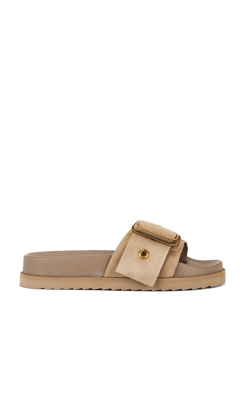 Allsaints Ellie Western Slider In Brown