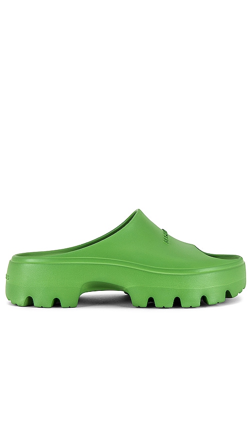 ALLSAINTS ECLIPSE FLATFORM 凉鞋 – 绿色