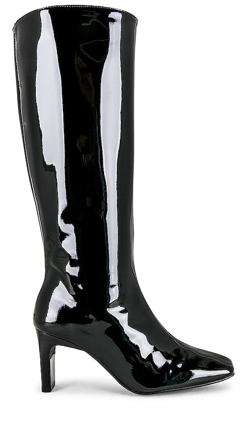 Shop Alohas Isobel Leather Boot In Black