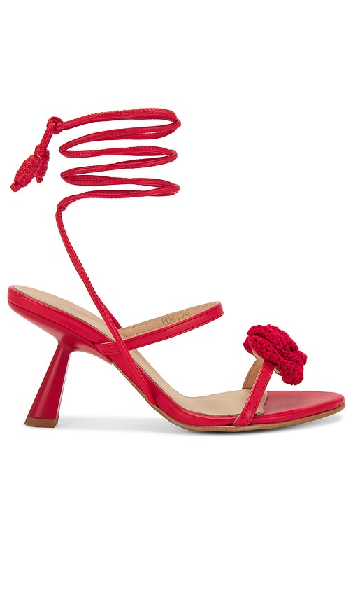 Shop Alohas Kendra Bloom Sandal In 红色