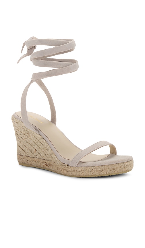 Shop Alohas Willa Espadrille In 奶油色