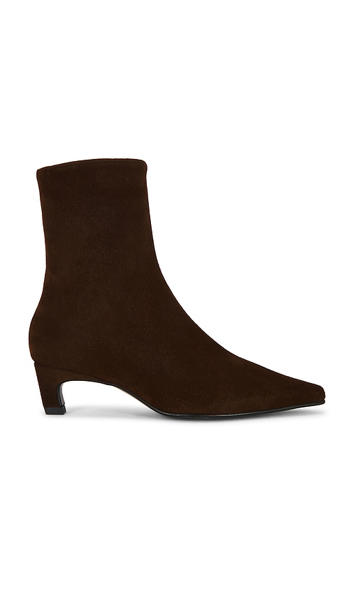 Alohas Ambar Ankle Boot In Brown Suede