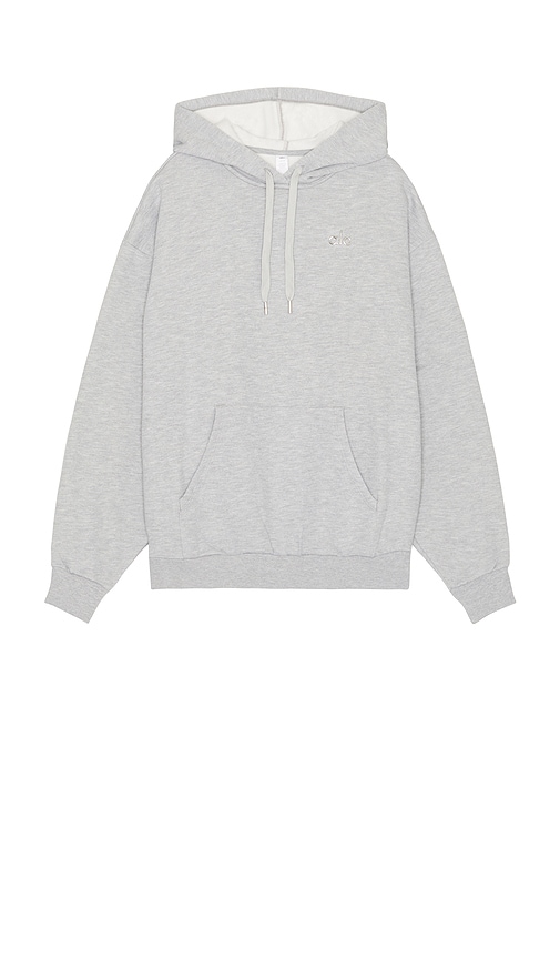 Shop Alo Yoga Accolade Hoodie In Athletic Heather Grey