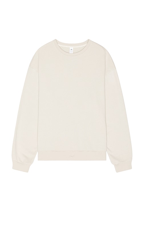 Alo Yoga Chill Crewneck Pullover In Bone