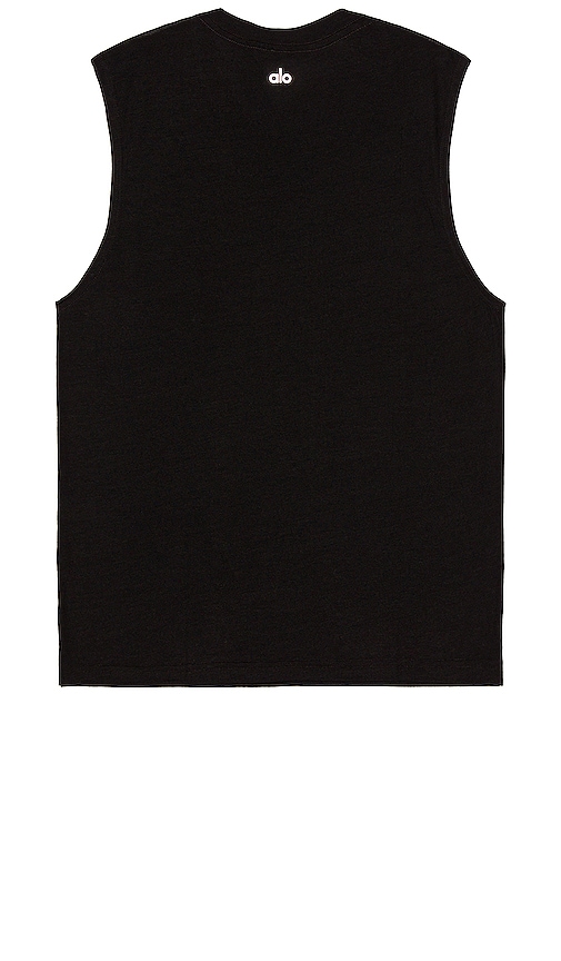 Shop Alo Yoga The Triumph Muscles Tank In Black