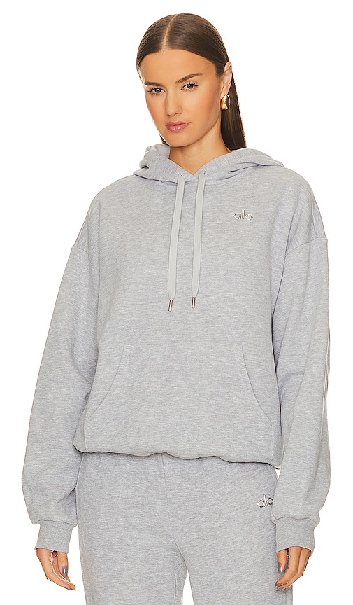 alo Accolade Hoodie in Athletic Heather Grey
