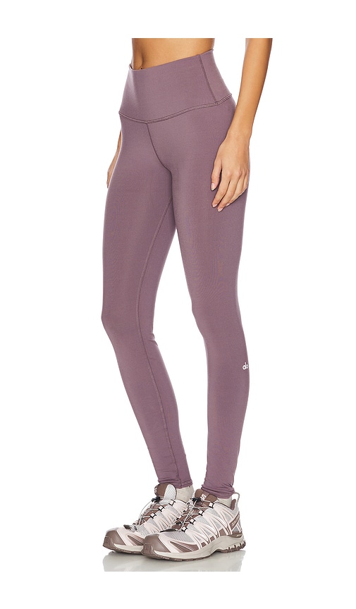 Shop Alo Yoga High-waist Airbrush Legging In Raisinette