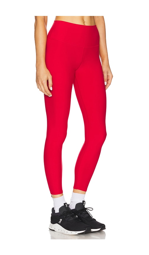 Shop Alo Yoga 7/8 Alosoft High-waist Highlight Legging In Bold Red