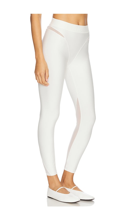 Shop Alo Yoga Airlift High-waist 7/8 Rebel Legging In White