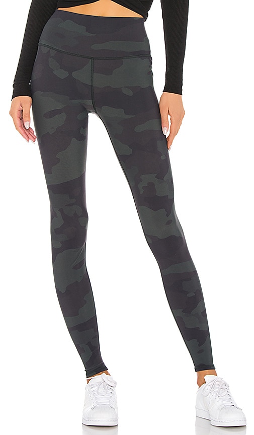 Alo Yoga High-Waist Camo Vapor Legging Hunter Camouflage Size XS