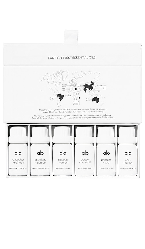 Product image of alo COLECCIÓN DE ACEITES ESENCIALES ESSENTIAL OIL COLLECTION. Click to view full details