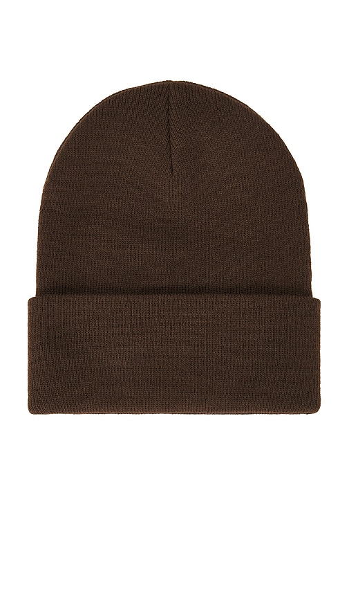  Alpha Industries Essential Beanie In Brown. 