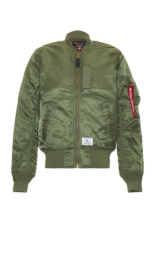 ALPHA INDUSTRIES Ma-1 Mod Flight Jacket in Sage | REVOLVE