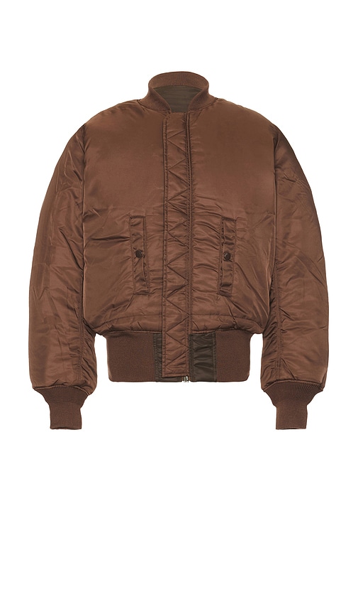 Shop Alpha Industries Ma-1 Flight Jacket In Brown