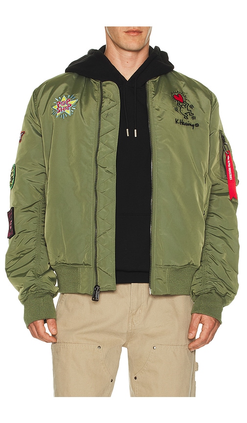 ALPHA INDUSTRIES x Keith Haring MA-1 Reversible Jacket