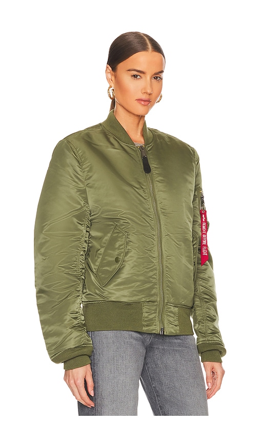  Alpha Industries Jacke In Green. Größe S. Also In M, L, Xl/1x, Xxl/2x. 