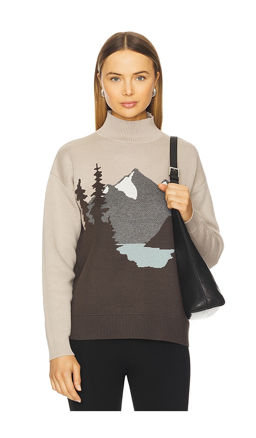 Alp N Rock Simran Mock Neck Sweater In Gray