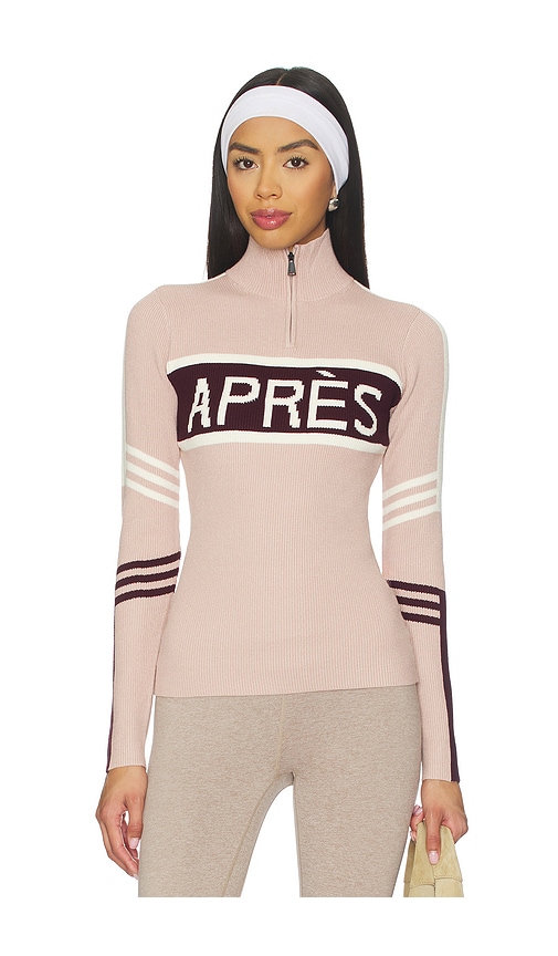 Alp N Rock Kate 1/2 Zip Sweater In Animal Print