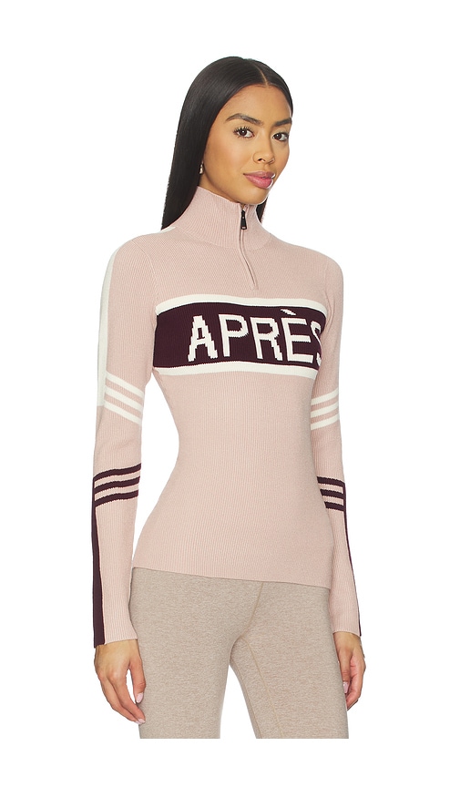 Alp N Rock Kate 1/2 Zip Sweater In Animal Print
