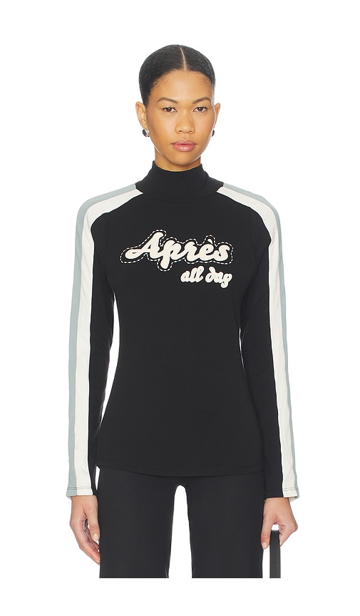 Alp N Rock Apres All Day Mockneck Sweater In Black