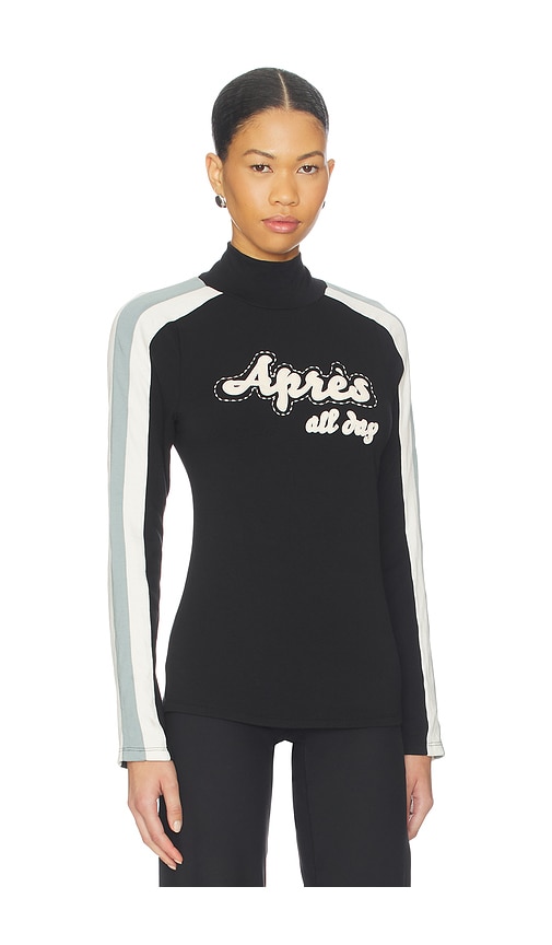Alp N Rock Apres All Day Mockneck Sweater In Black