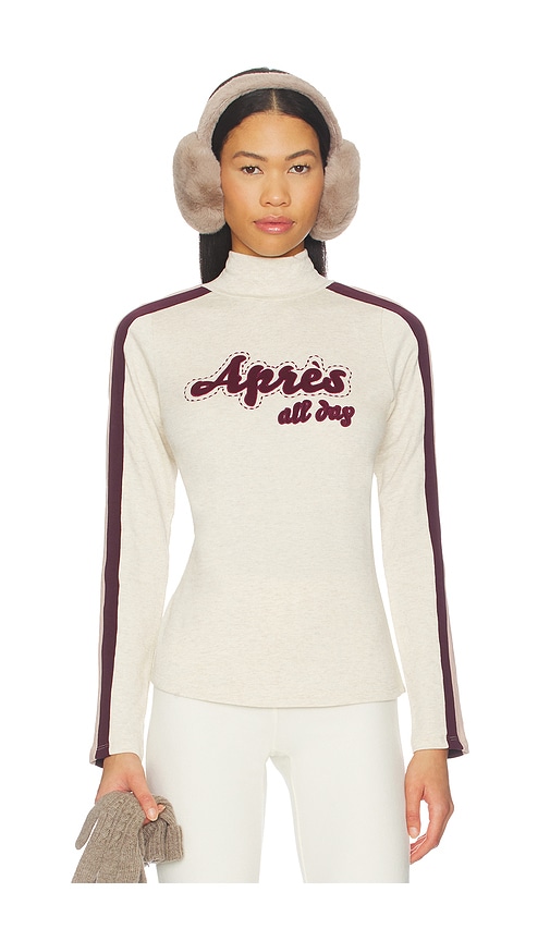 Alp N Rock Apres All Day Mockneck Sweater In Neutral