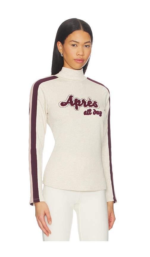 Alp N Rock Apres All Day Mockneck Sweater In Neutral
