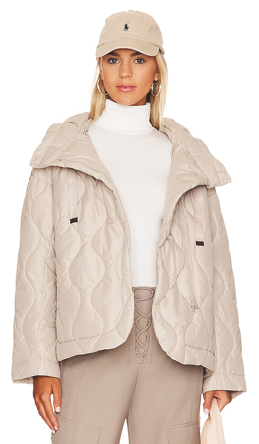 Alp N Rock Nori Quilted Jacket In Tan