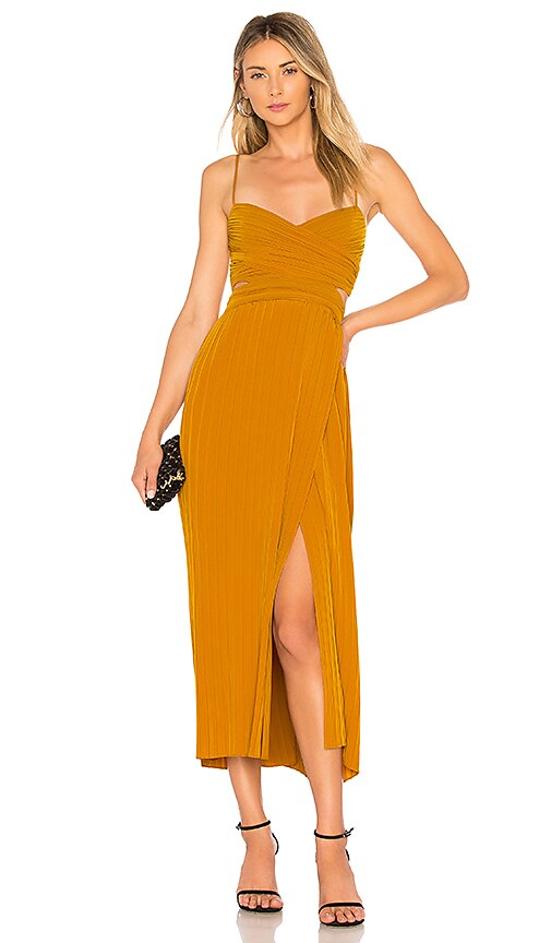 Alc sienna pleated store dress