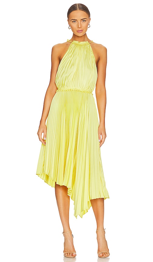 Shop A.l.c Claudia Dress In Yellow