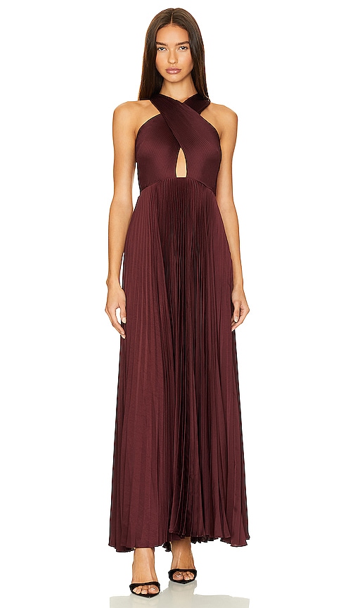Shop A.l.c Athena Gown In Chicory