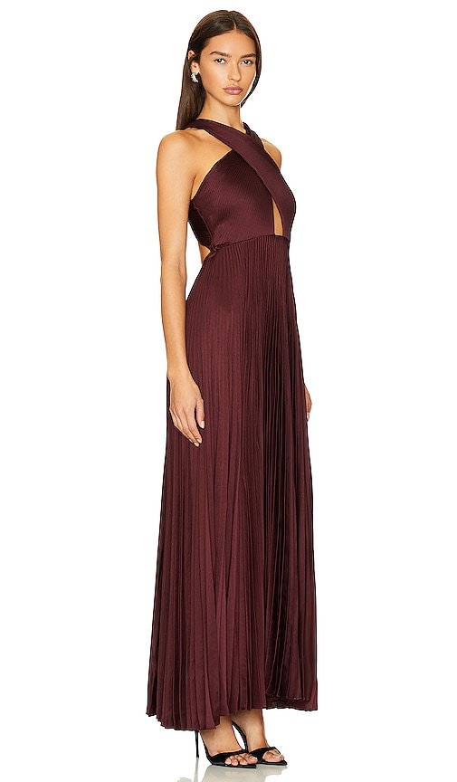 Shop A.l.c Athena Gown In Chicory