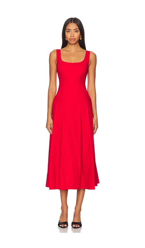 Shop A.l.c Isabel Dress In Red