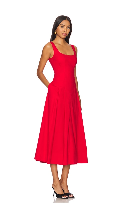 Shop A.l.c Isabel Dress In Red