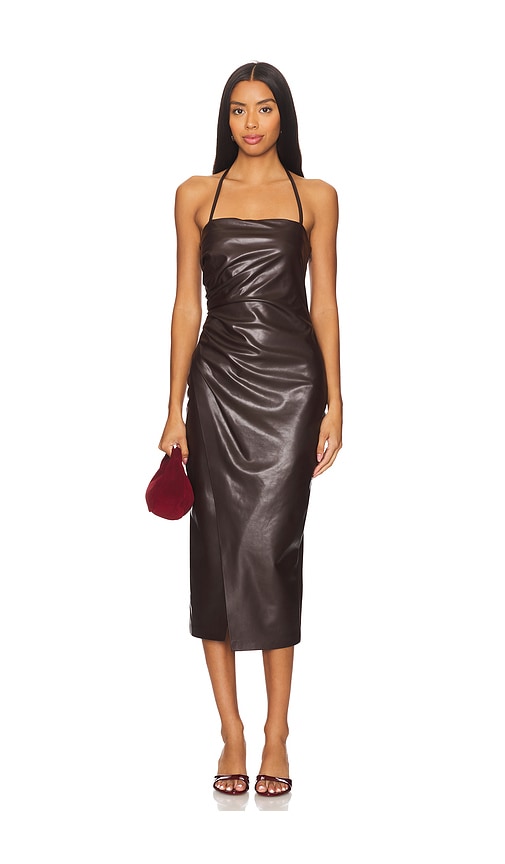 Shop A.l.c Charlotte Dress In Chocolate