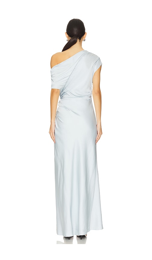  A.l.c. Maxikleid Mit Einem Träger Penny In Baby Blue. Größe 0. Also In 2. 