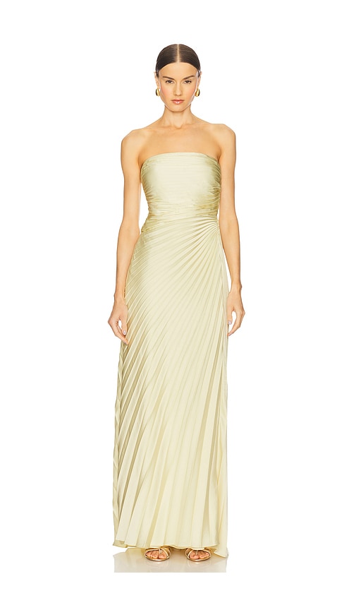 Bianca Dress in Lemon. - size 8 (also in 0, 10, 2, 4, 6)