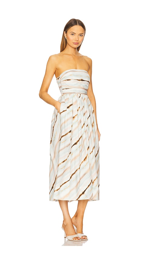 A.l.c A. L.c. Tara Dress Mint Multi In Neutral,baby Blue