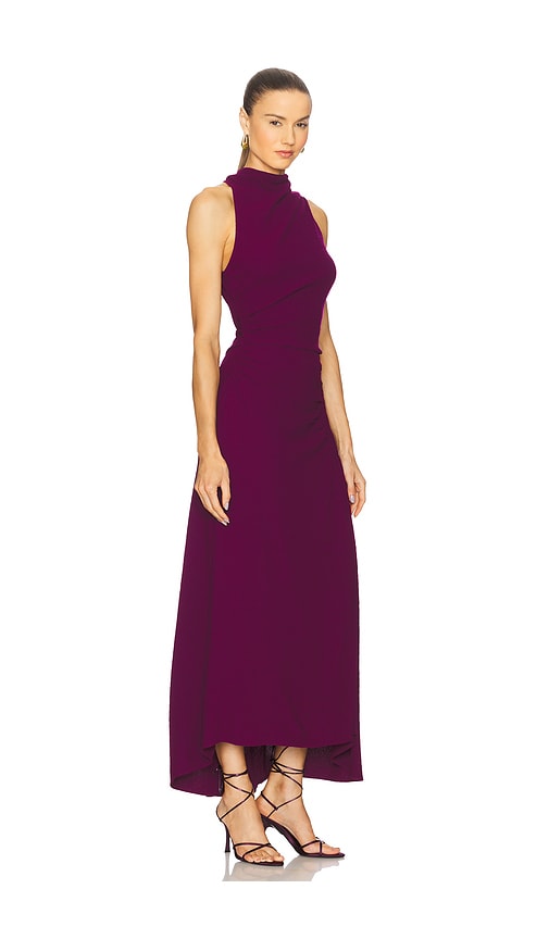 A.l.c . Inez Sleeveless Asymmetric Dress In Purple