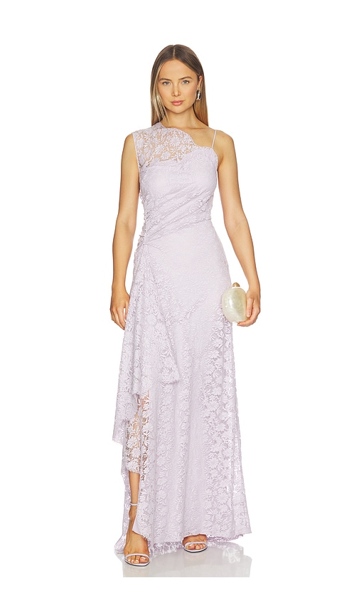 A.L.C. Delfina One-Shoulder Cut-Out Side Gathered Dress | Smart Closet A.L.C. Delfina One-Shoulder Cut-Out Side Gathered Dress | Smart Closet