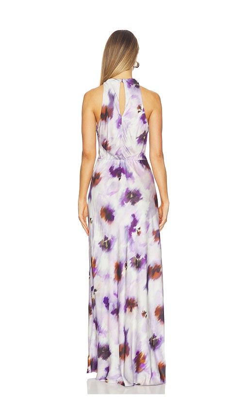  A.l.c. Abendkleid Skylar In Purple,white. Größe 4. Also In 0, 2, 8. 