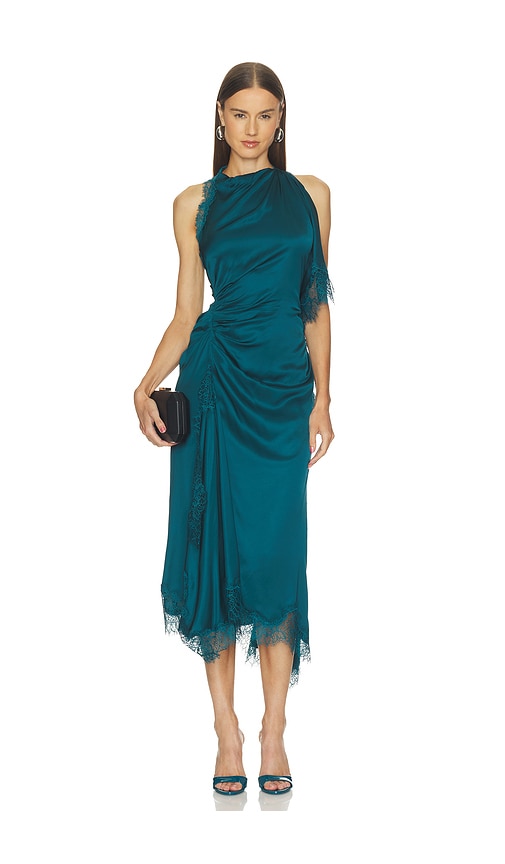 a.l.c. aries dress green Pleated Gown day_dresses