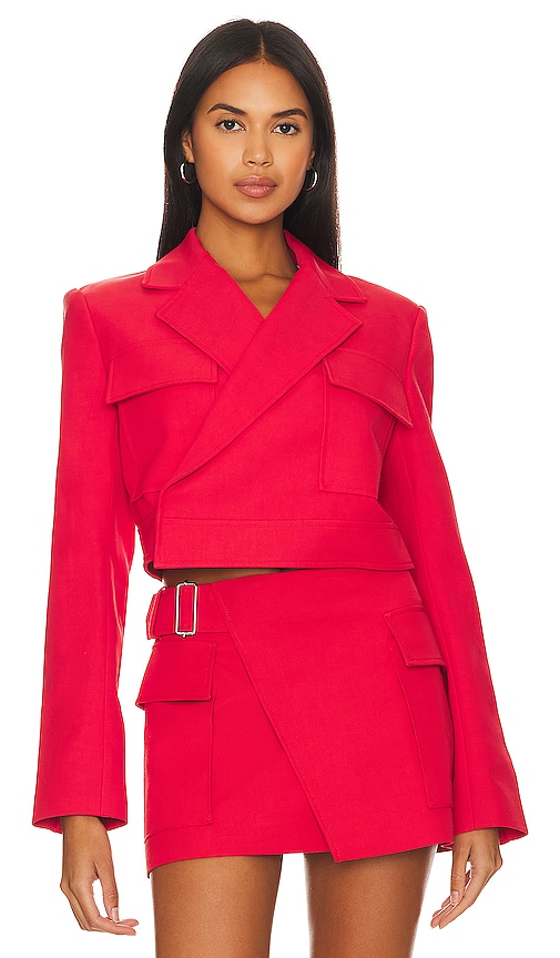 Shop A.l.c Reeve Jacket In Red
